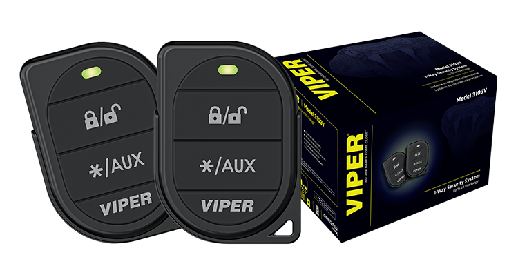 A Viper 3103V car alarm siren and control unit.